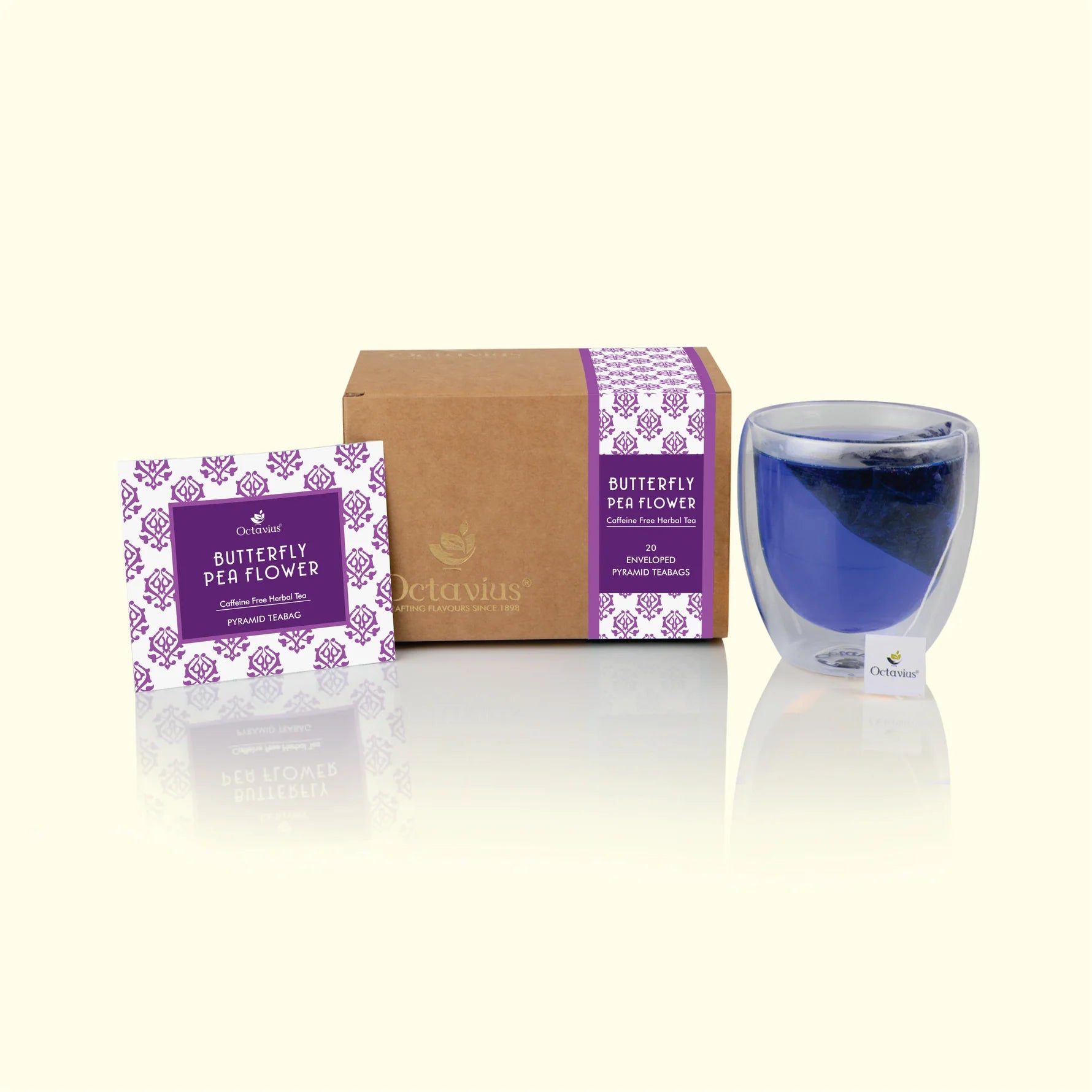 Chamomile Green Tea and Butterfly Blue Pea Flower Tea (Combo of 2)