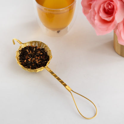 Handmade Brass Wire Mesh Tea Strainer