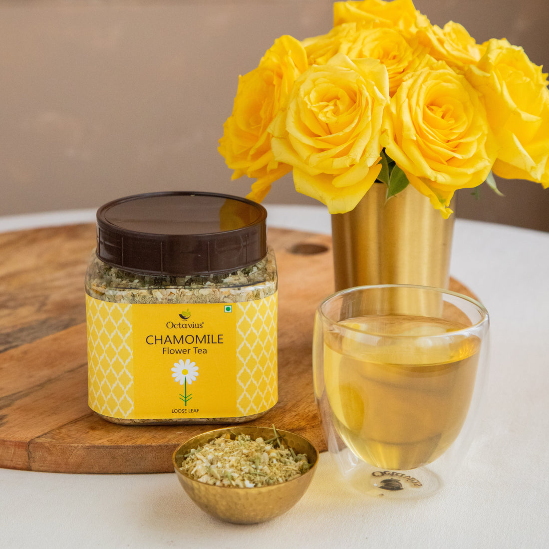 Chamomile Flower Tea  ( Loose Leaf)  - 50 Gms - Jar