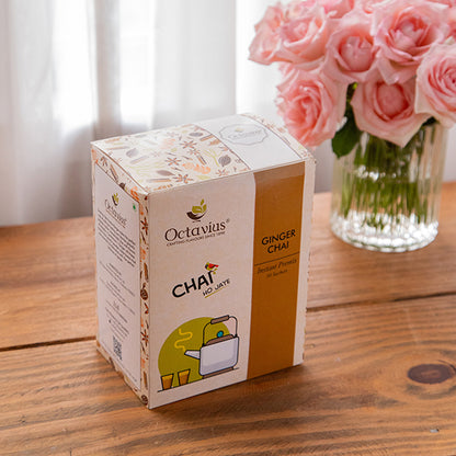 Ginger Chai Instant Premix 50 Sachets(Economy Pack)