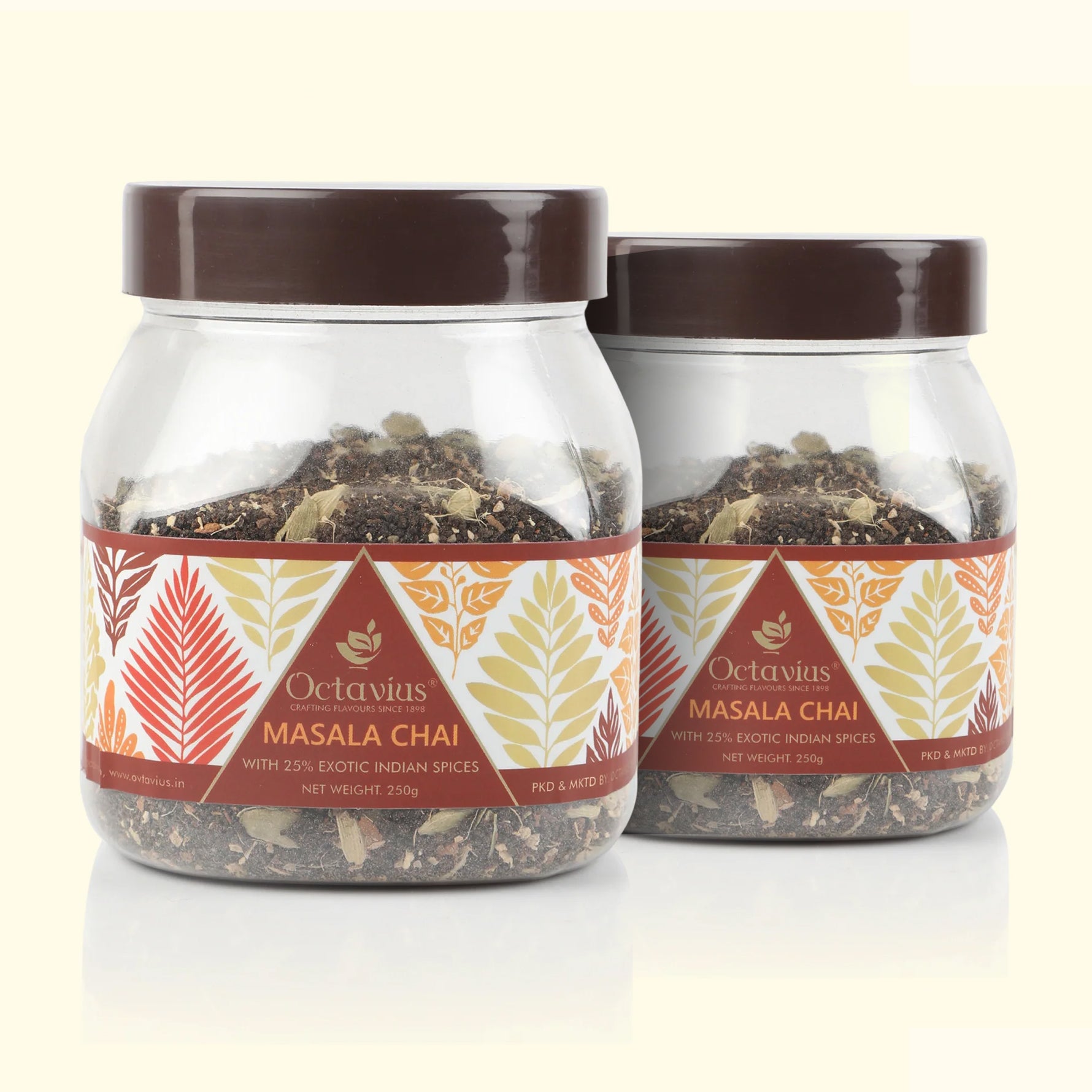 CTC Masala Chai Loose leaf - 250 Gms Jar ( PACK OF 2 )