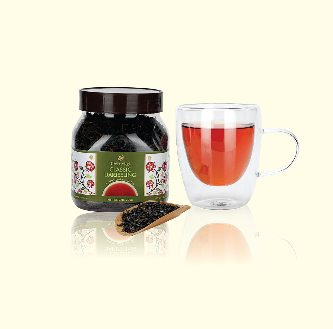 Classic Darjeeling Black Tea Loose Leaf - 200 Gms Jar