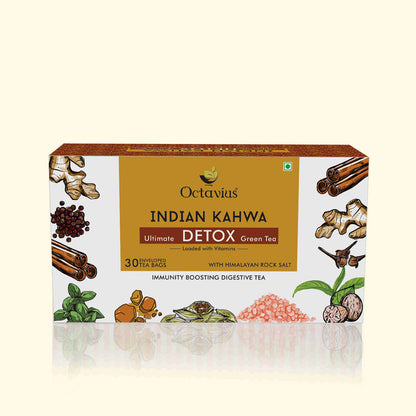 Indian Kahwa  Detox Green Tea 30 Tea bags