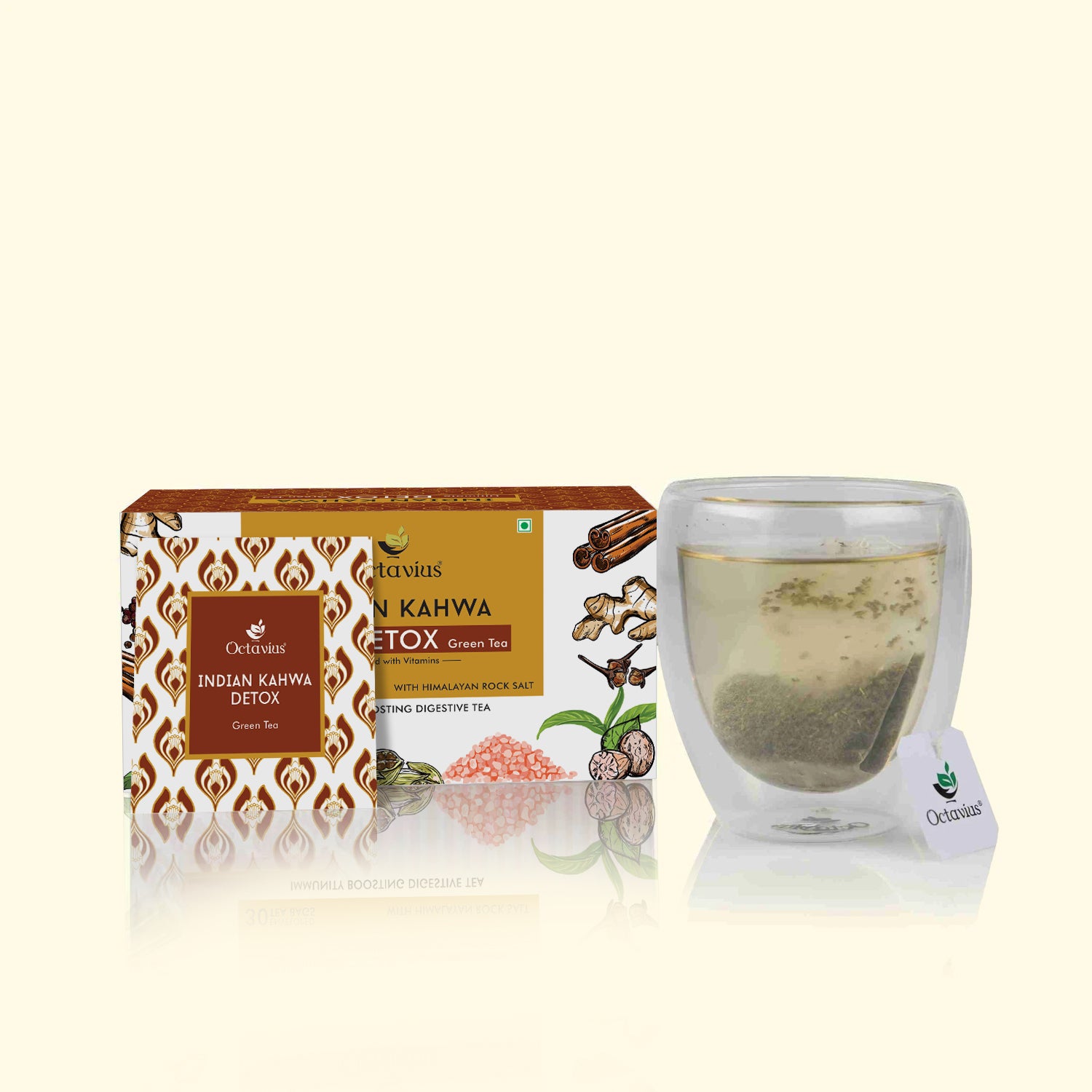 Indian Kahwa  Detox Green Tea 30 Tea bags