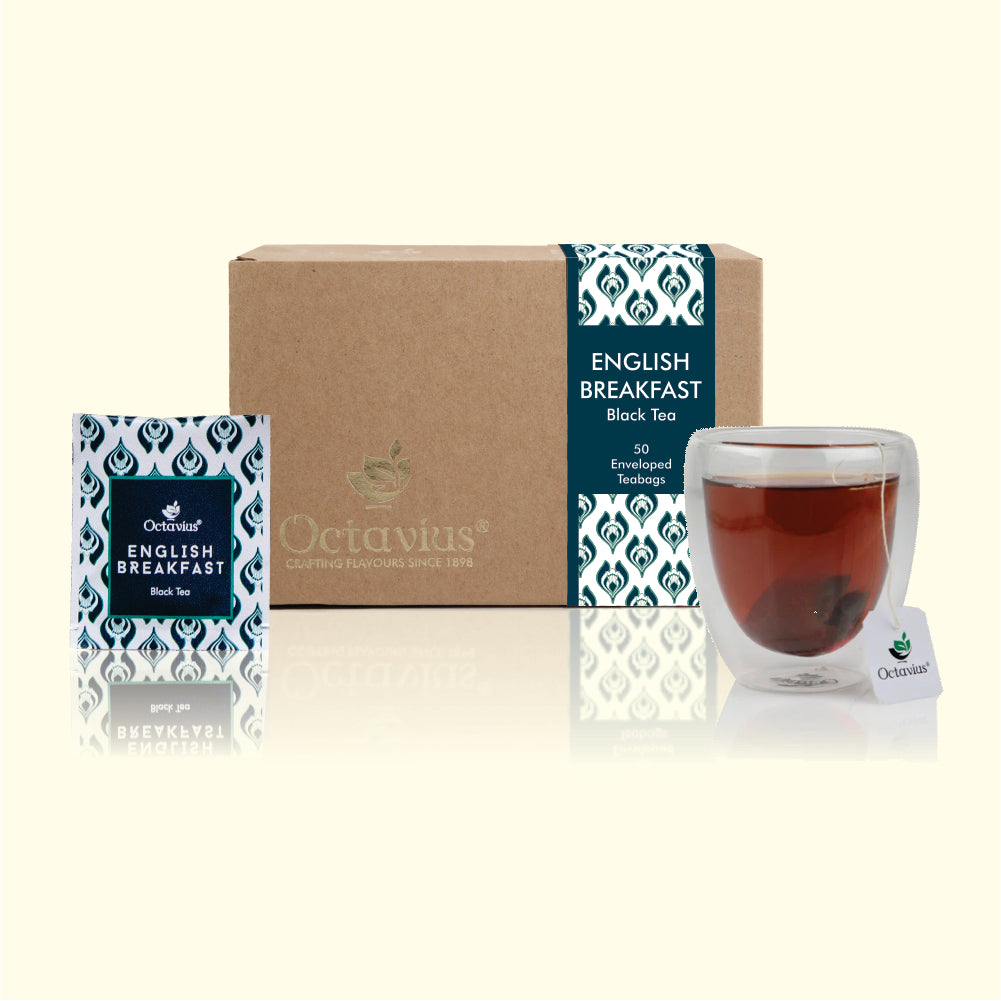 English Breakfast Black Tea - 50 Enveloped Tea Bags