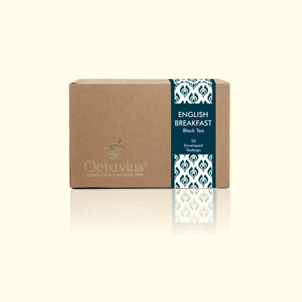 English Breakfast Black Tea - 50 Enveloped Tea Bags