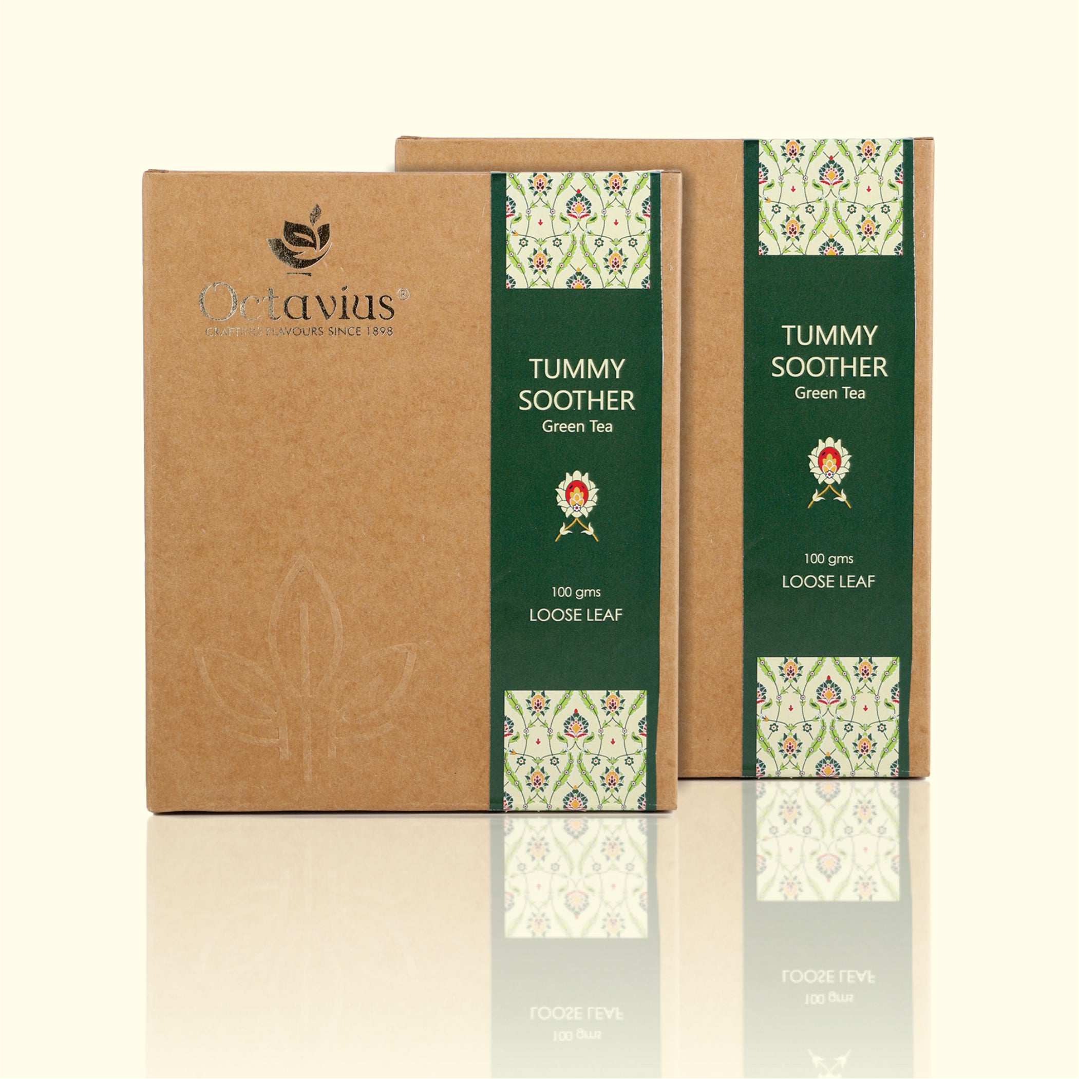 Tummy Soother Green Tea Loose Leaf  - 100 Gms - Pack of 2