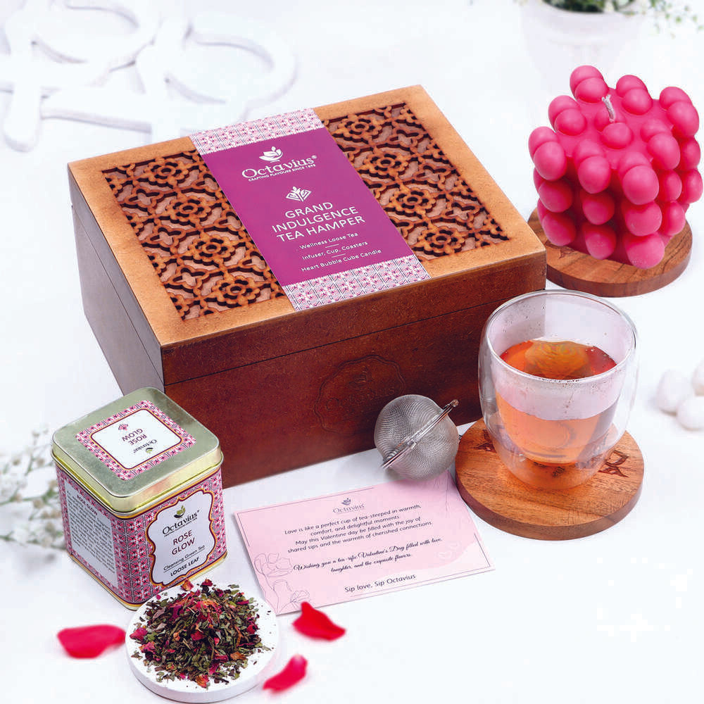 Grand Indulgence Tea Hamper- Your Glowing Bundle