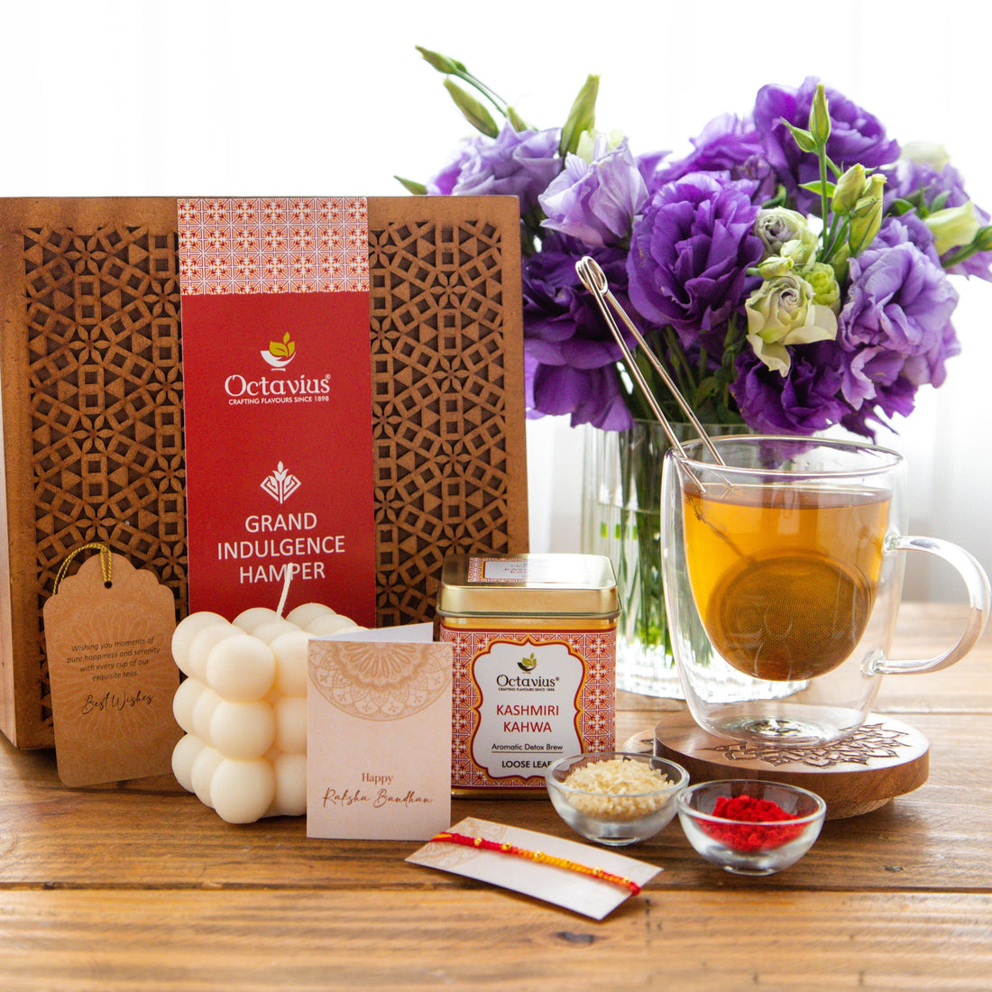 Celebrate with Scent &amp; Savor - A Rakhi Hamper of Luxury