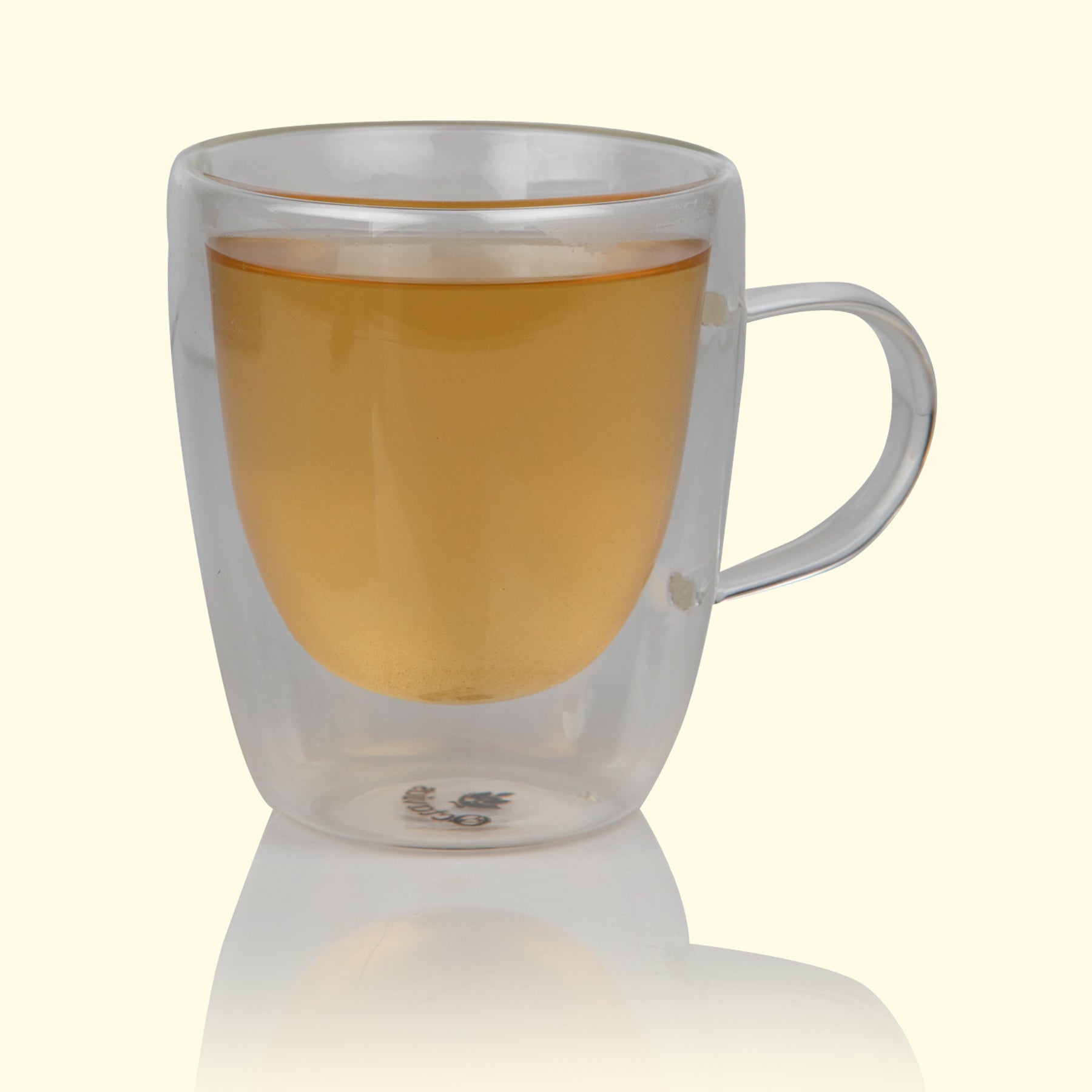 Borosilicate Glass Double Walled Cup with Handle - 250 ML