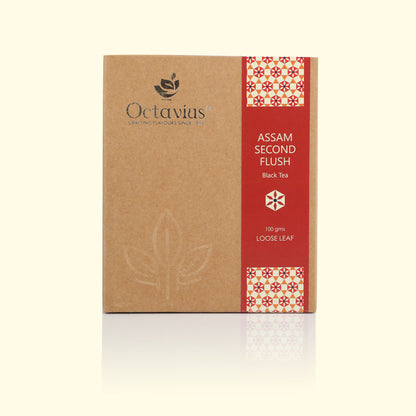 Assam Second Flush Black Tea Loose Leaf in Kraft Box 