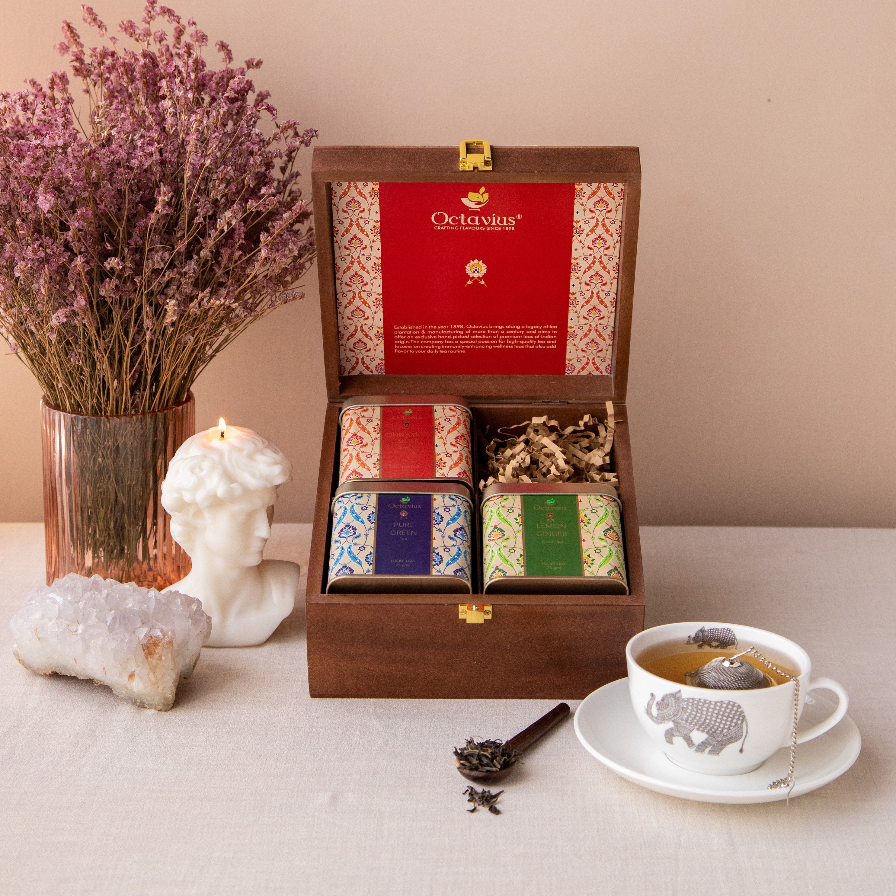 Order Herbal Tea Gift Box for Tea Lovers, Friends, Family and Co-Workers