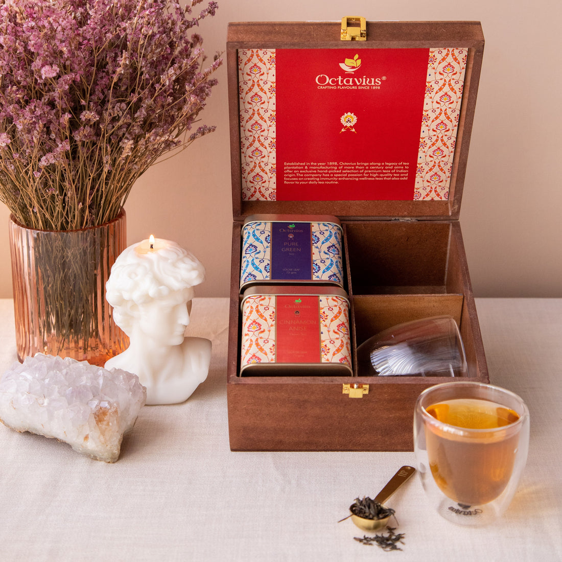 Heritage of India Tea Collection - Couples Delight (Premium Wellness Green Tea Range)