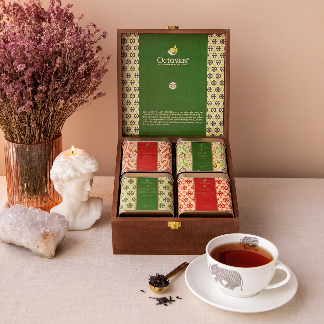 Heritage of India Tea Collection-4 Assorted Teas