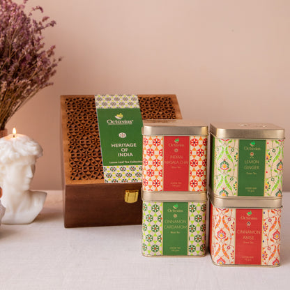 Heritage of India Tea Collection-4 Assorted Teas