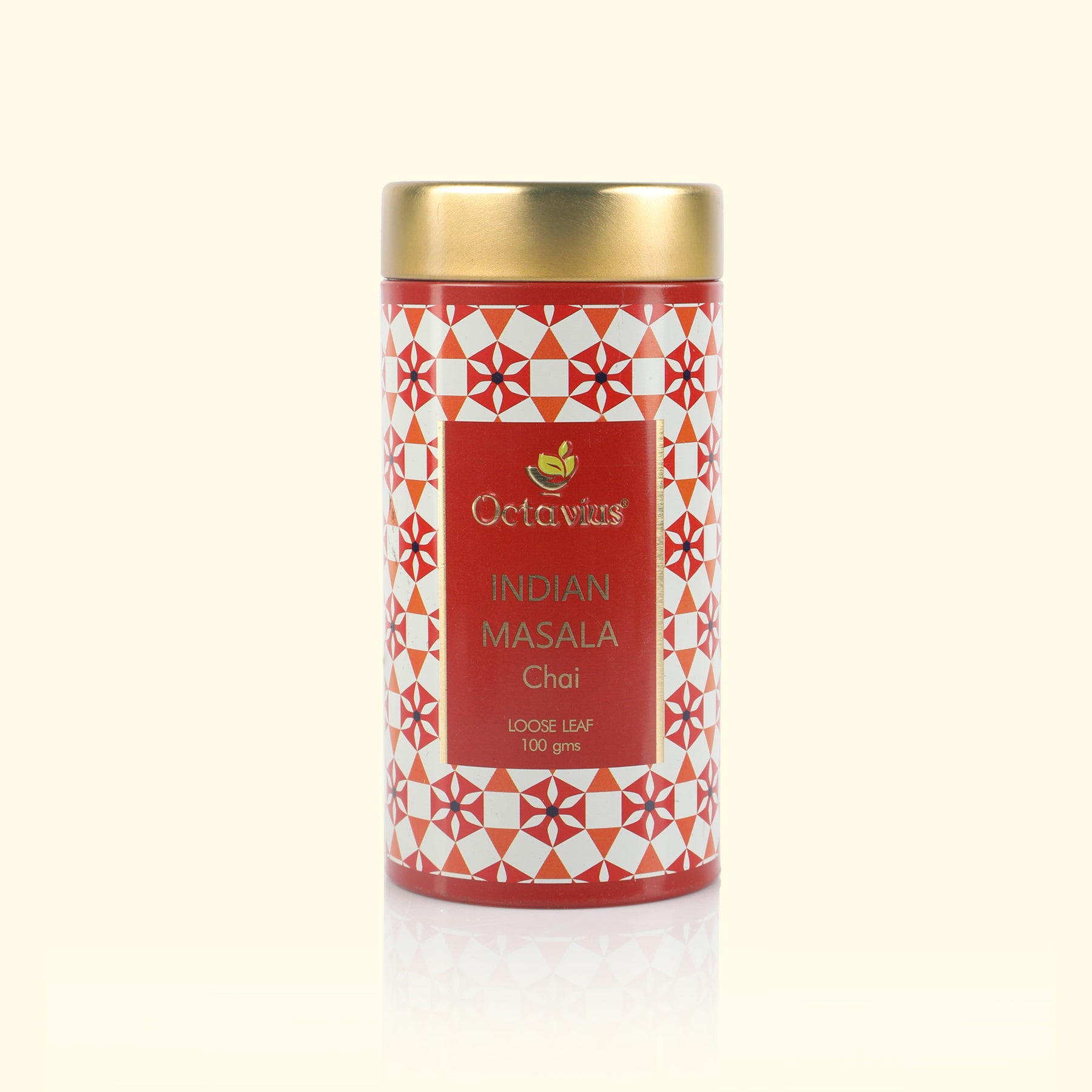 Indian Masala Chai Black Tea Loose Leaf  - 100 Gms Tin Can