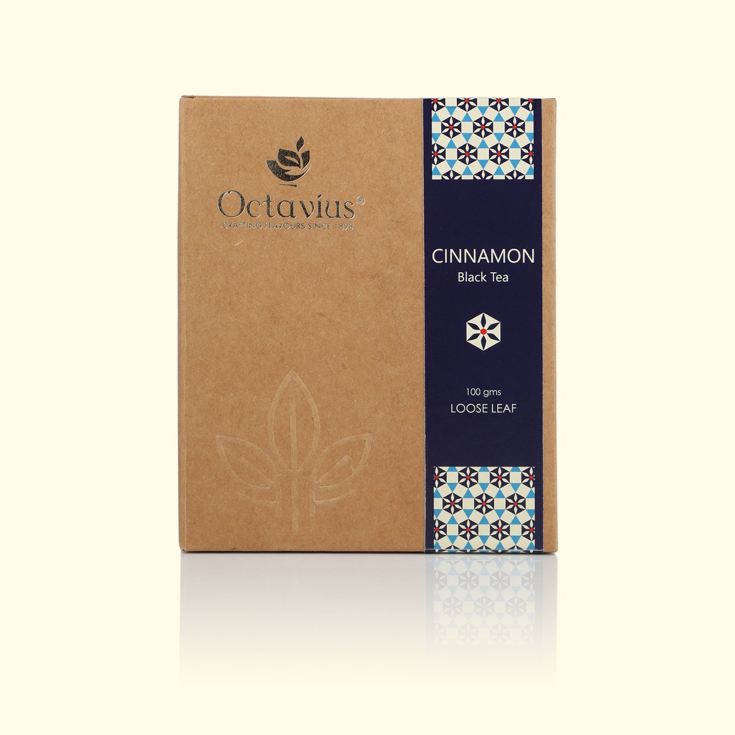 Cinnamon Black Tea Loose Leaf in Kraft Box - 100 Gms