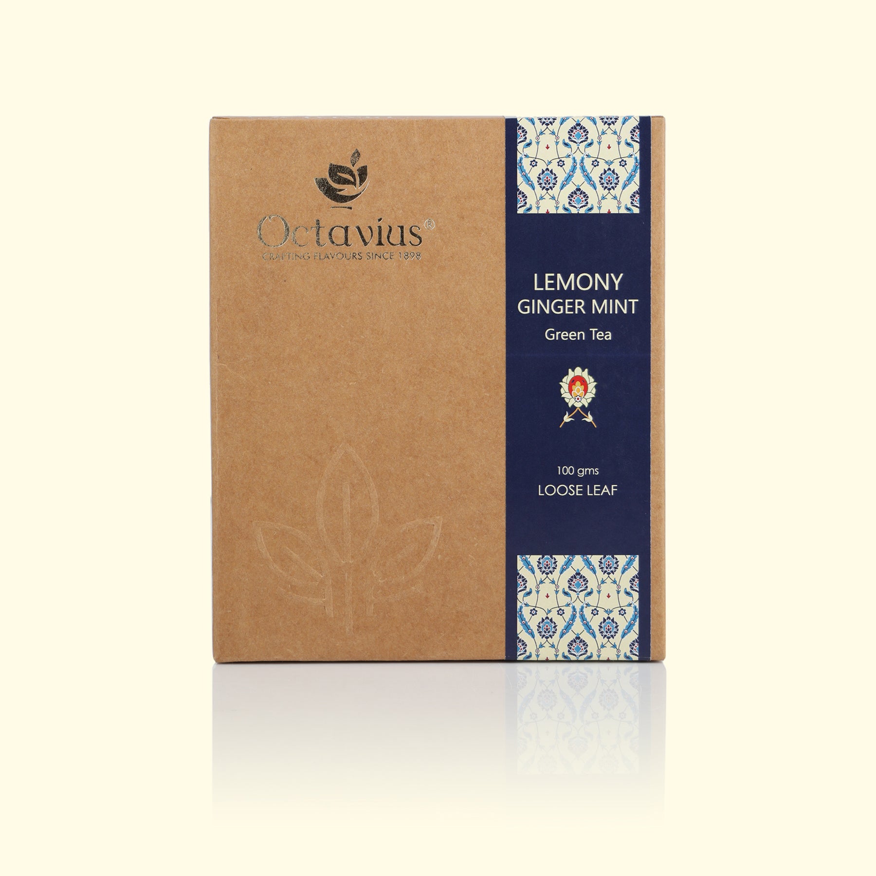 Lemony Ginger Mint Green tea loose leaf - 100 Gms