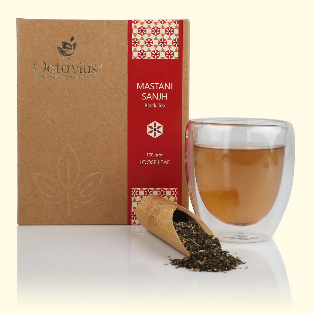 Mastani Sanjh Chai Black Tea Loose Leaf in Kraft Box - 100 Gms