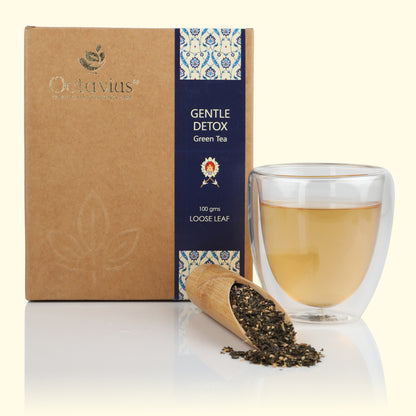 Gentle Detox Green Tea Loose Leaf in Kraft Box - 100 Gms