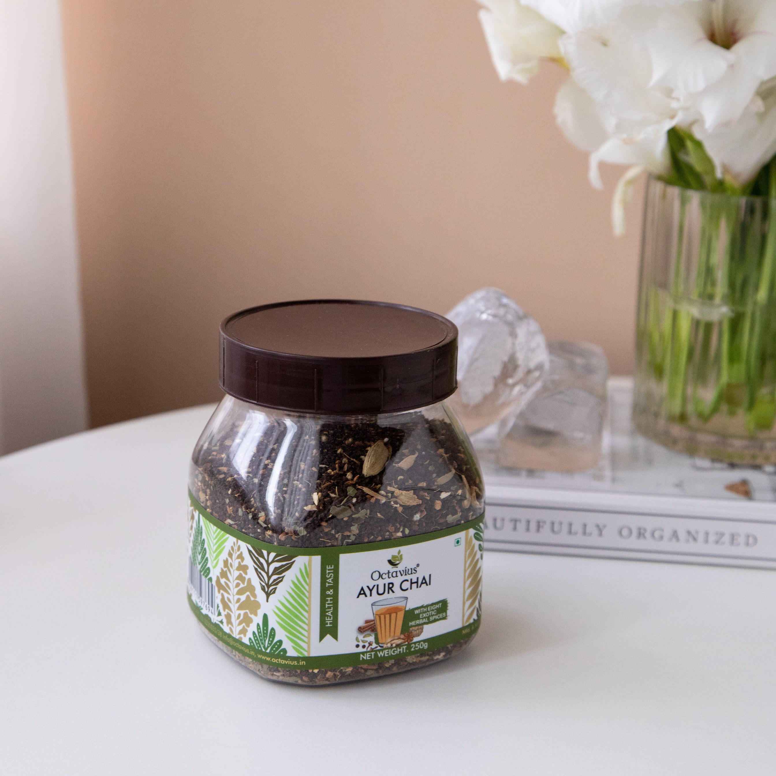 Ayur Chai (With Eight Exotic Herbal Spices) - 250 Gms Jar