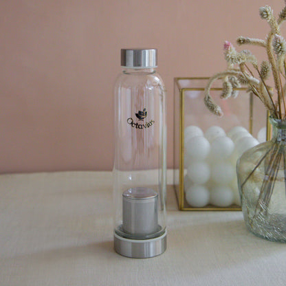 Borosilicate Glass Bottle With Infuser - 520ML