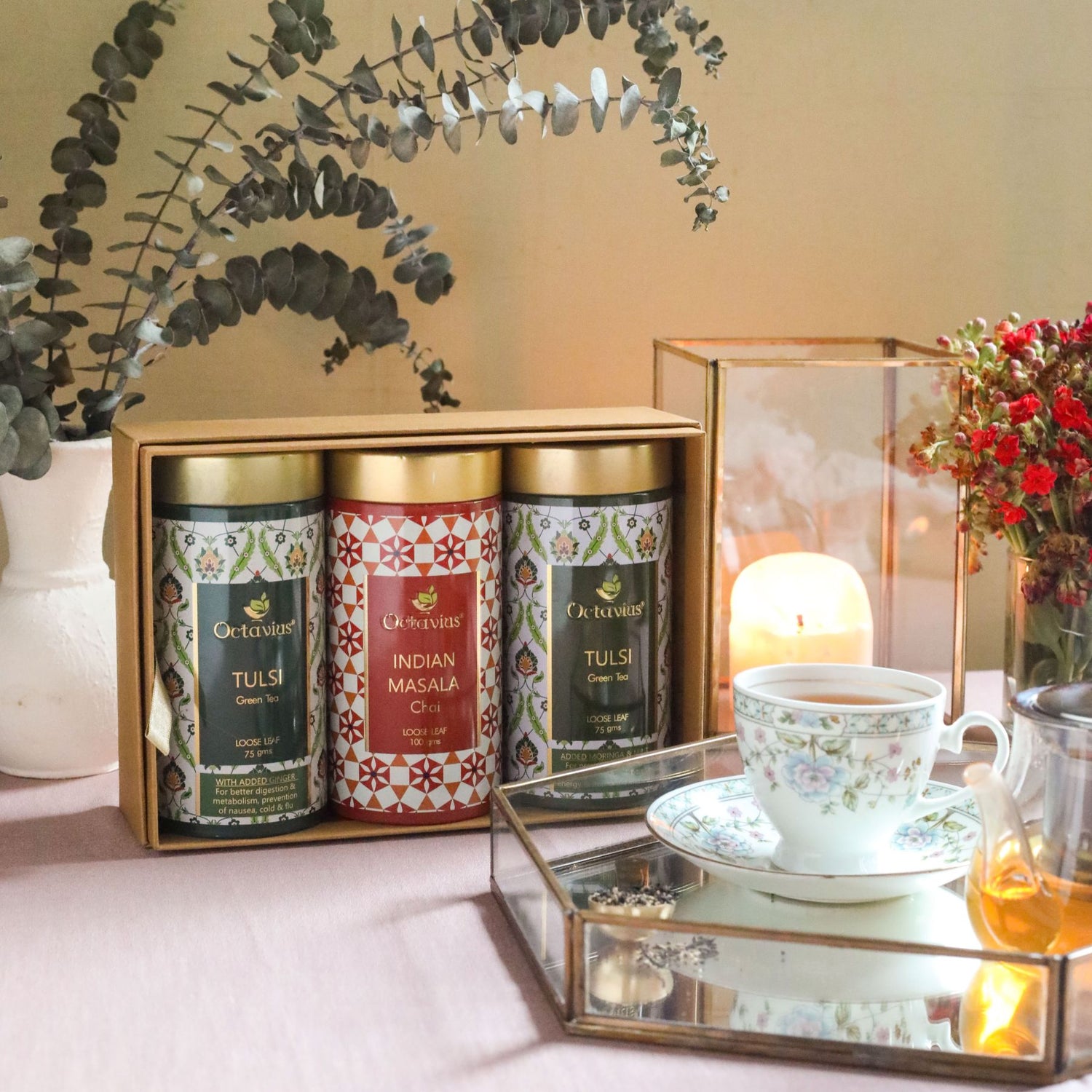 Gourmet Tea Collection-Grand Indian Teas (3 Tins)