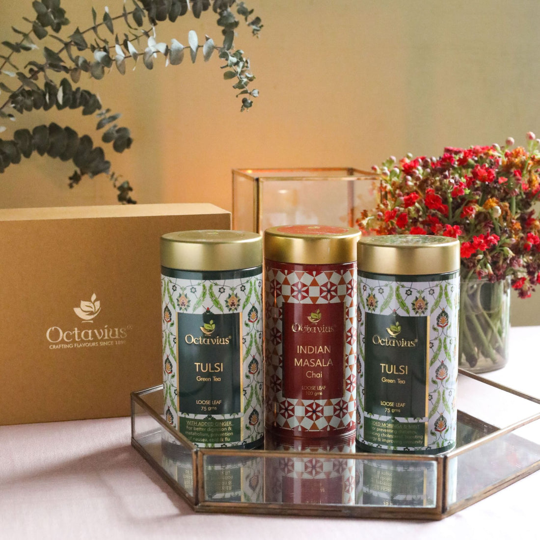 Gourmet Tea Collection-Grand Indian Teas (3 Tins)