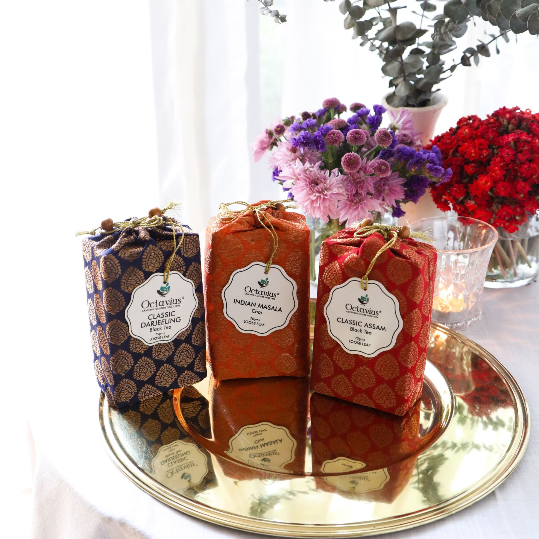 Indian Tea Collection- Festive Range (Indian Masala Chai, Classic Darjeeling, Classic Assam)