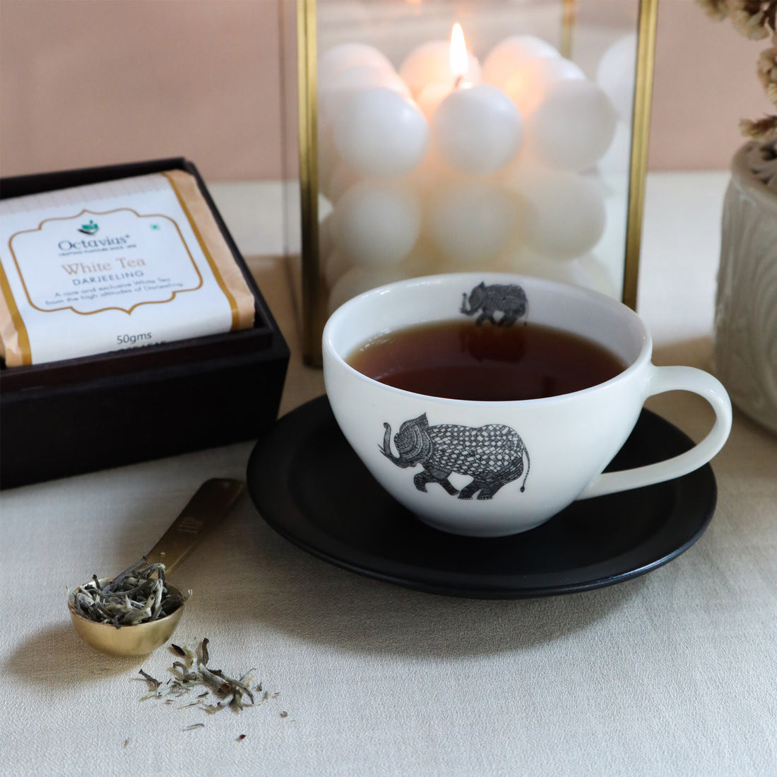 Darjeeling White Tea in Handcrafted Wooden Box