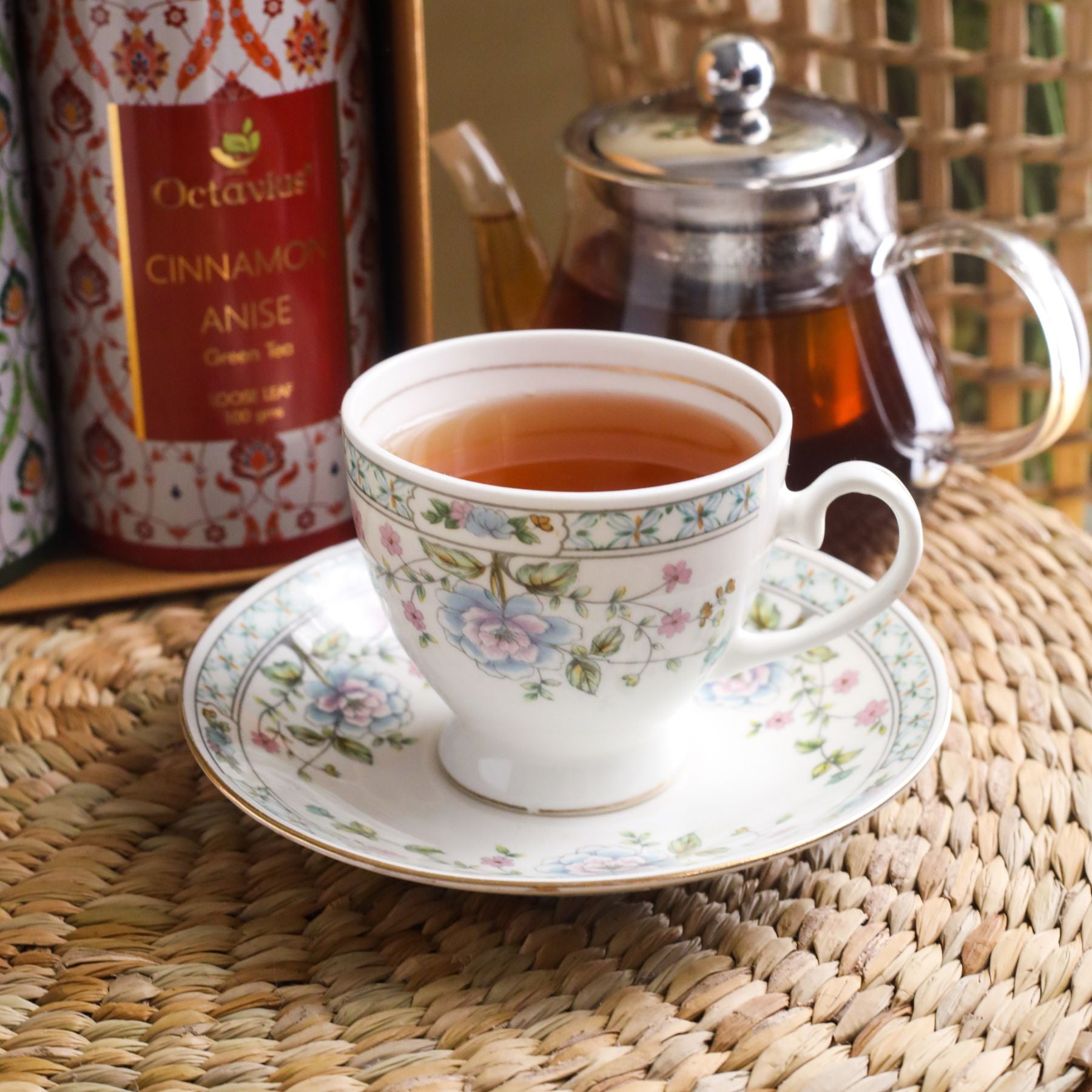 Tea Essentials-Floral Wellness (2 Wellness Green Tea Blends)