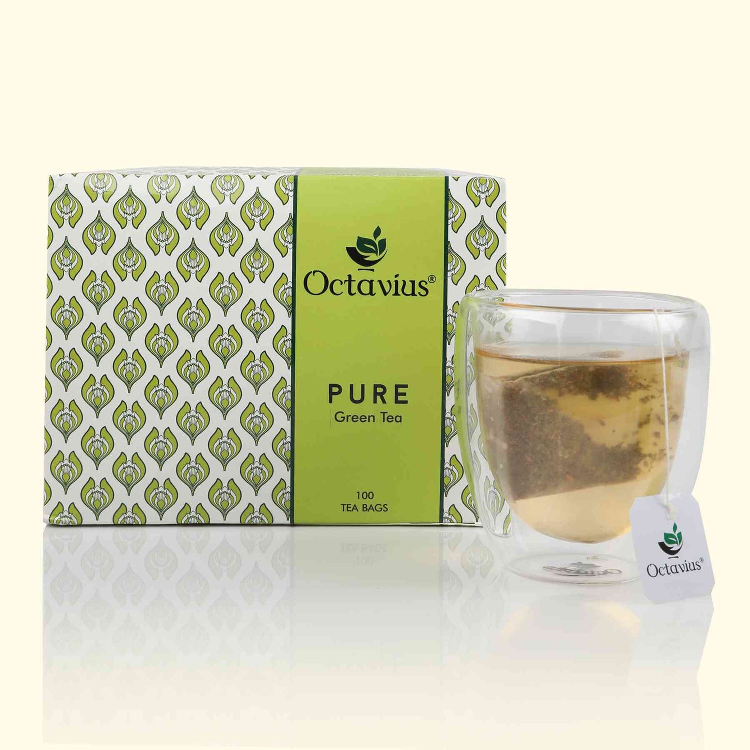 Pure Green Tea - 100 Unenveloped  Teabags (2gm Each)